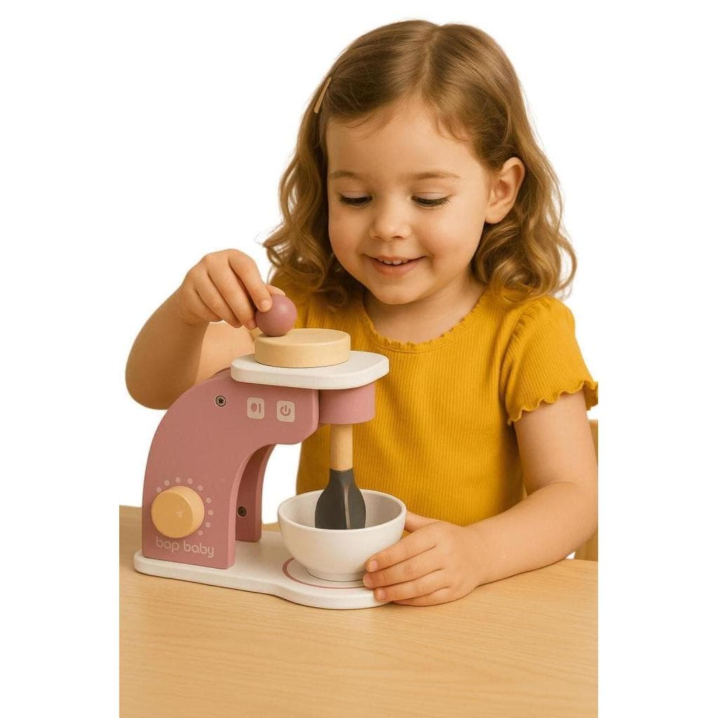 Brinquedo Cozinha Batedeira Madeira Infantil Educativo