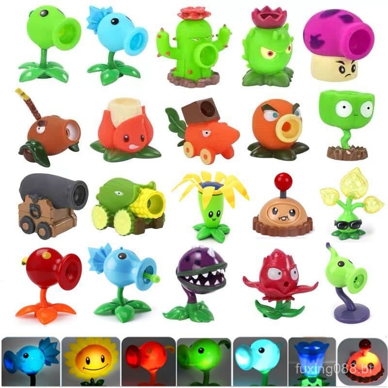 Novas Plantas vs. Zombies Brinquedos Single Pea Barricade Iron Bucket Zombies Podem Lançar A Granel Soft Rubber Hard Rub