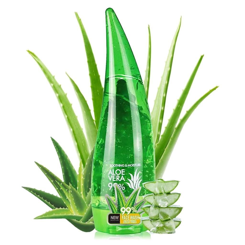 Gel de Aloe Vera para Rosto e Corpo, Gel Hidratante Orgânico de Aloe Vera, Creme Corporal Refrescante para Cuidados Pós-