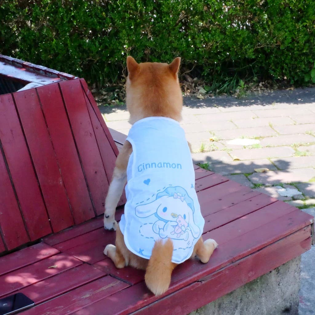 Animal de estimação gelo seda padrão dos desenhos animados Bichon Shiba Inu refrescante respirável resfriamento gato cão