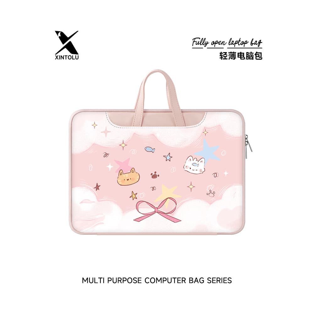 Bolsa para Laptop para Notebook de desenho animado Bolsa para armazenamento de Tablet de alto valor fofa 47 cm 16 polega