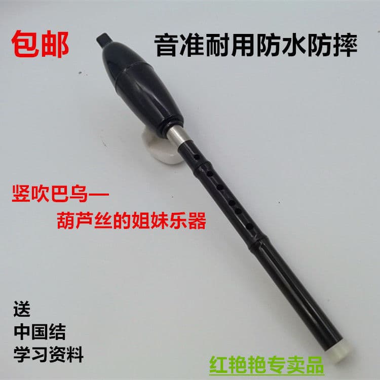 Sopro vertical bawu C chave gota B chave feno-grego seda bawu aprendizagem tipo bawu sopro étnico#现货竖吹巴乌C调降B调葫芦丝巴乌学习型巴乌民