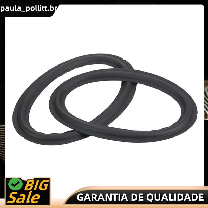 Kit De Reparo De Suspensão De Caixa De Som 6x9 Polegada Alto-Falante De Carro Cercas De Borracha 2 Peças Dobráveis DIY