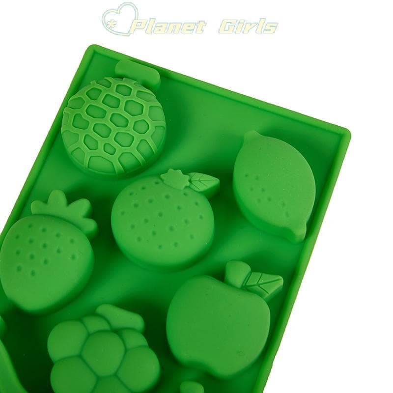 haostone 3D Dos Desenhos Animados Em Forma De Fruta Molde De Silicone Morango Banana Melancia Pêra DIY Sabão Bolo De Cho