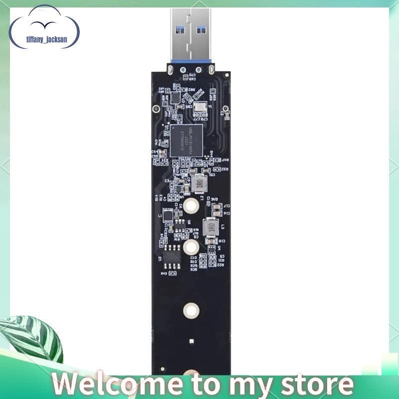M . Adaptador 2 SATA NVMe SSD Para USB 3.1 , Placa Conversora Externa PCI-E-Gen 2 PCIe Tipo A