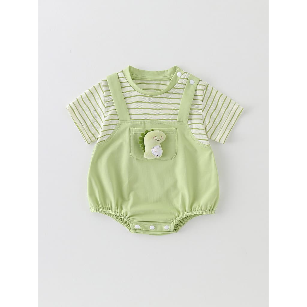 Bebê bebê roupas de verão macacão de manga curta bonito Super bonito triângulo macacão roupas de bebê verão macacão