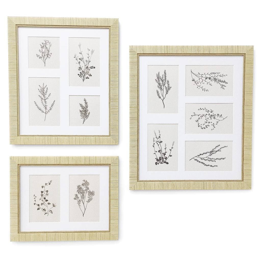 Kit Porta-Retratos Nature Style com Moldura Texturizada 3pçs