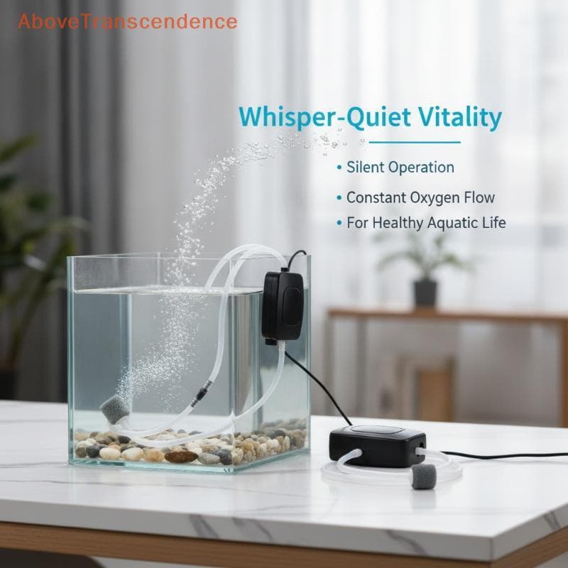 ABO Aquário USB Bomba De Ar Baixo Ruído Poupança Energia Mini Tanque Peixes Para Viagens Transporte Pequenos Tanques