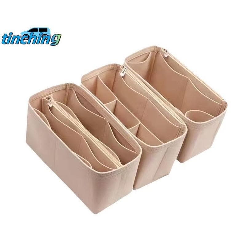 [Tinchigh] Organizador De Bolsa De Feltro , Modelador , Forro De Inserção , Modeladora Em Bolsas Para Liz Visetos Speedy