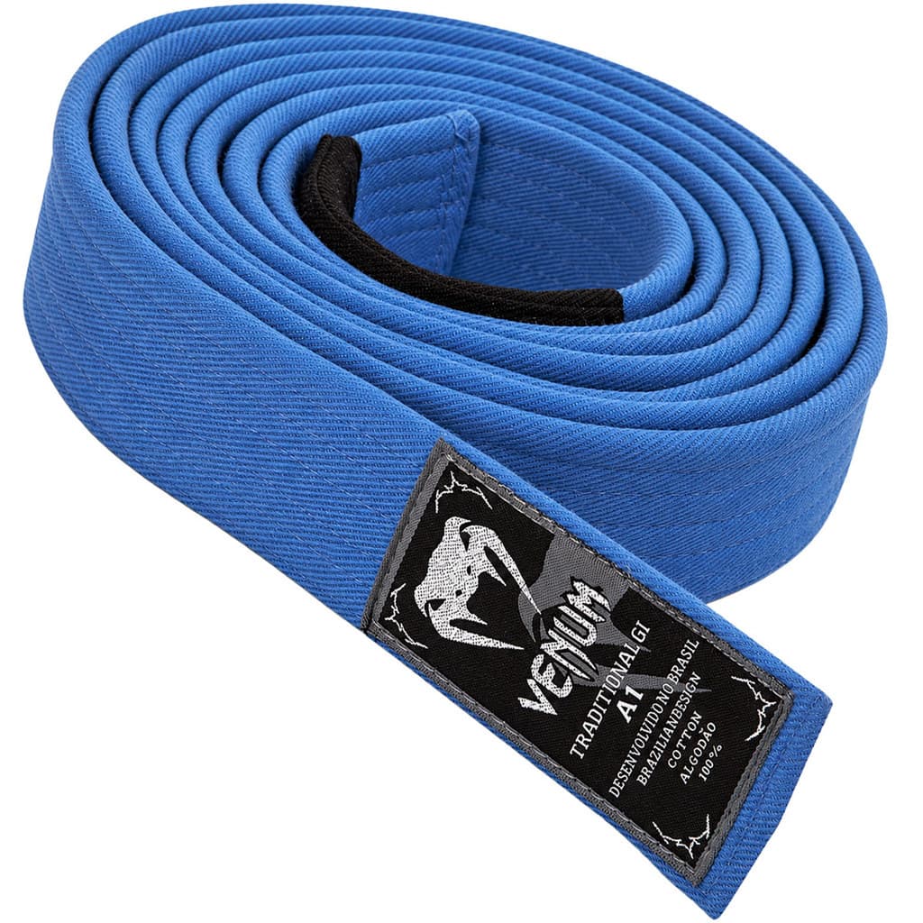 Faixa de Jiu Jitsu BJJ Belt Azul A1 Venum Oficial Kimono Graduação Adulto