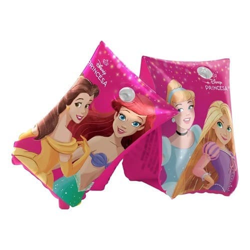Boia De Braço Princesas Inflável Infantil Piscina Praia Colorido Único Boia de Braço Infantil Princesas Suporta Até 20Kg