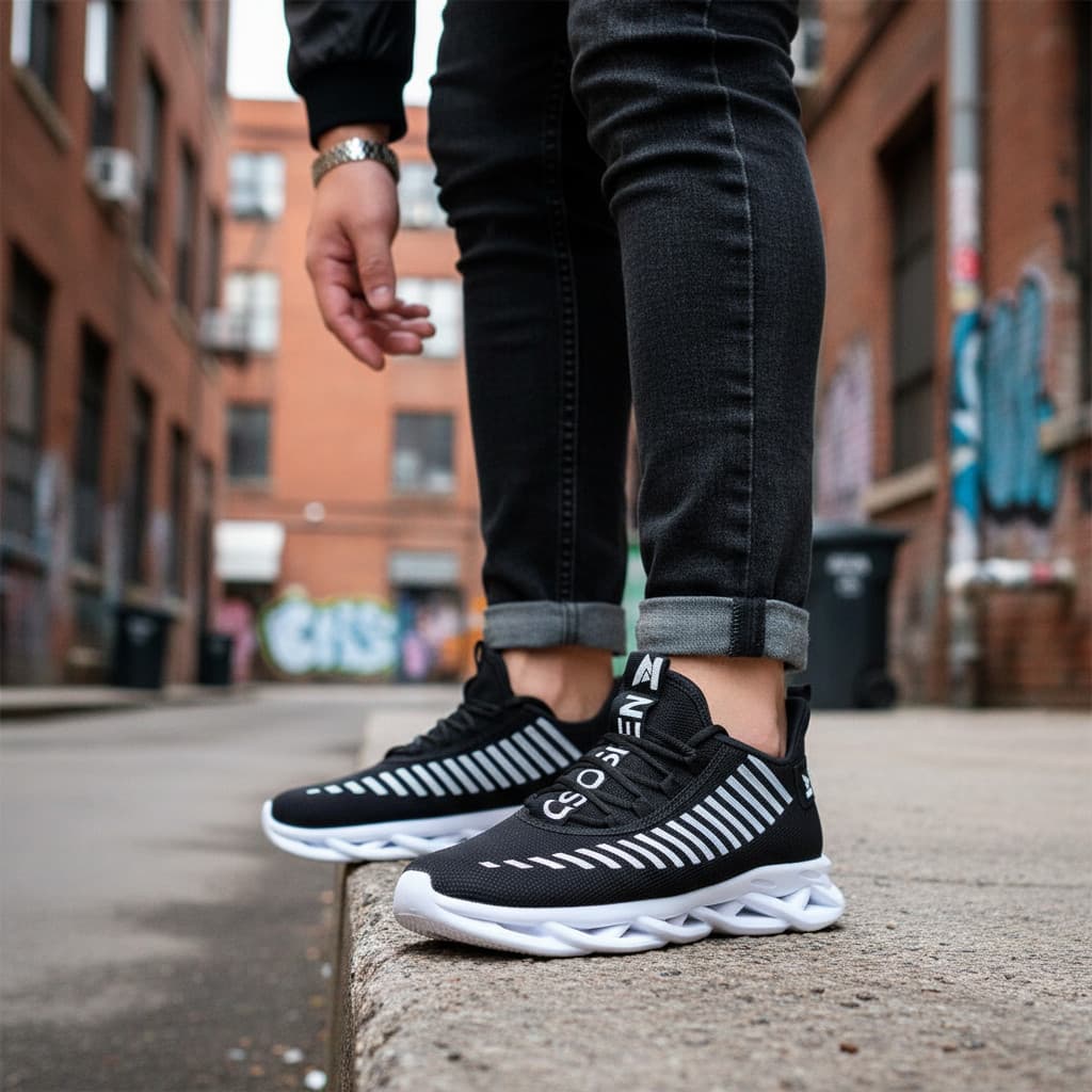 Tênis Masculino Casual E Esportivo Confortável Para Academia Caminhada Corrida Trabalho