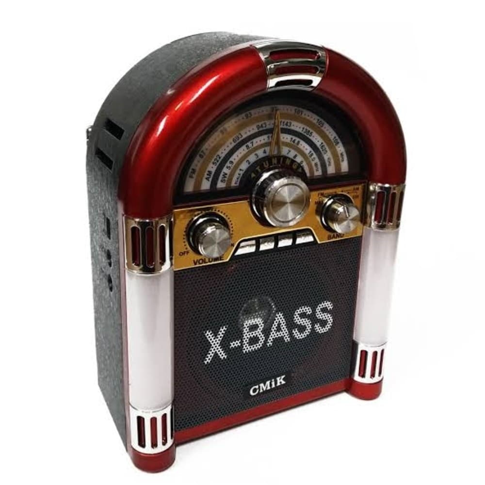 MINI JUKEBOX RADIO RETRO BLUETOOTH AM FM USB SD RADIO MP3 LED ESTILO MADEIRA MDF VINTAGE RECARREGAVEL BIVOLT