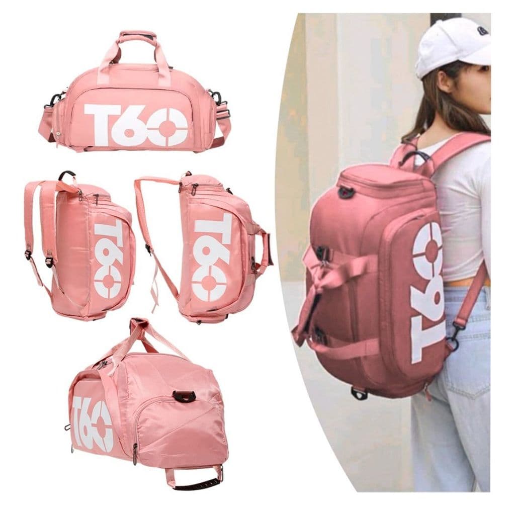 Mochila 3 em 1 Feminina Impermeável  para academia e viagem dia a dia