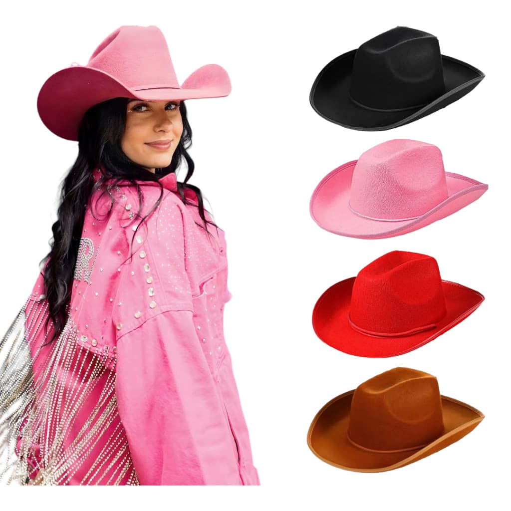 Chapéu Country Ana Castela Boiadera Rodeio Sertanejo Cowgirl