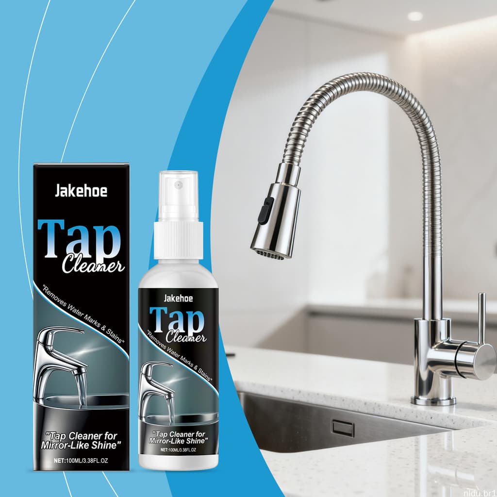 Limpador De Torneira Removedor De Calcário Spray Remoção De Manchas Rápida E Eficaz Para Banheiro