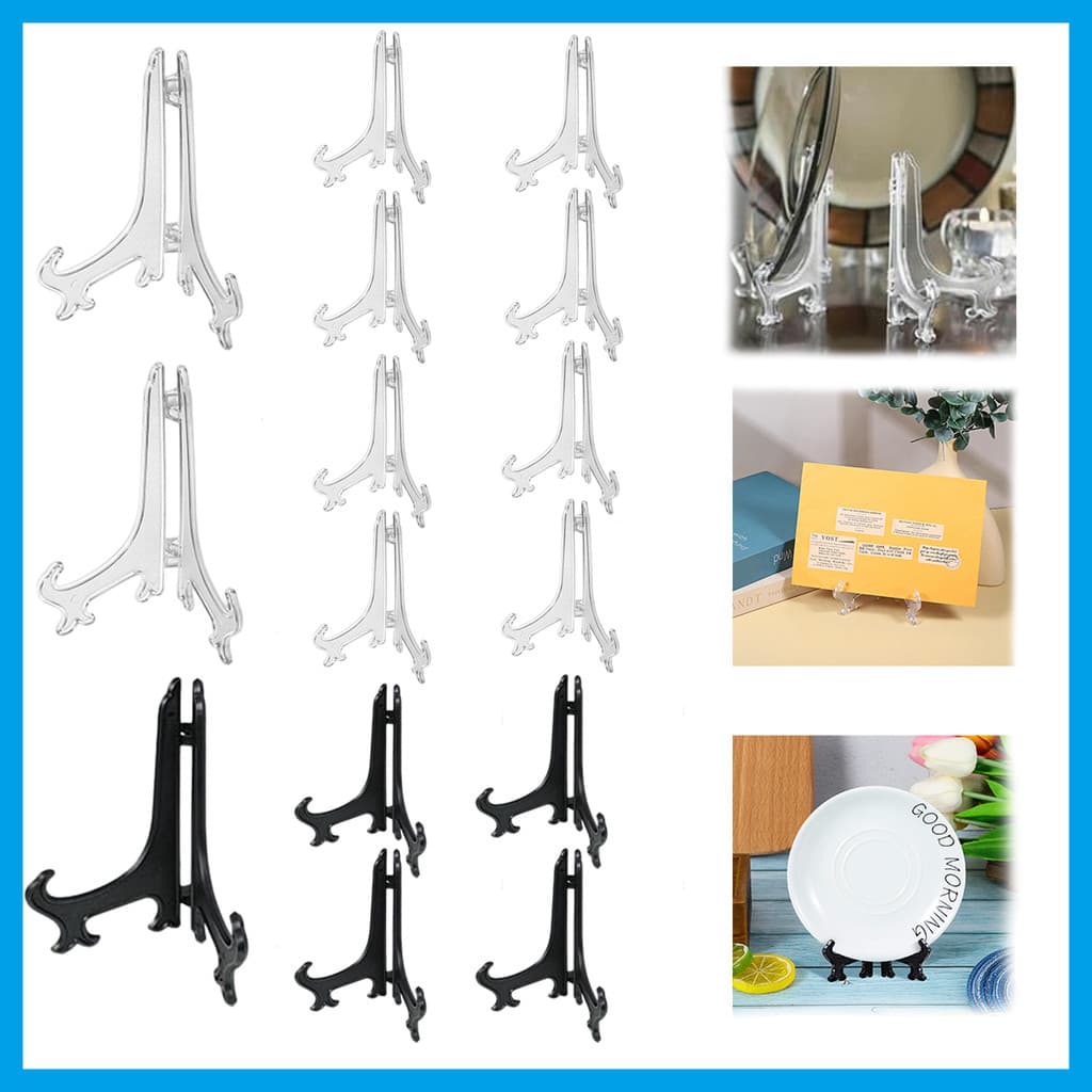 Suporte de ornamento dobrável multifuncional de 5 peças | Quarto/escritório Desktop Universal armazenamento de objetos p