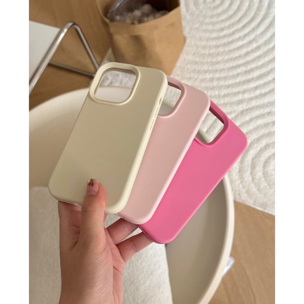 kit 3 Capas capinhas iPhone 11 12 13 14 15 16 17 pro max, cores aleatórias