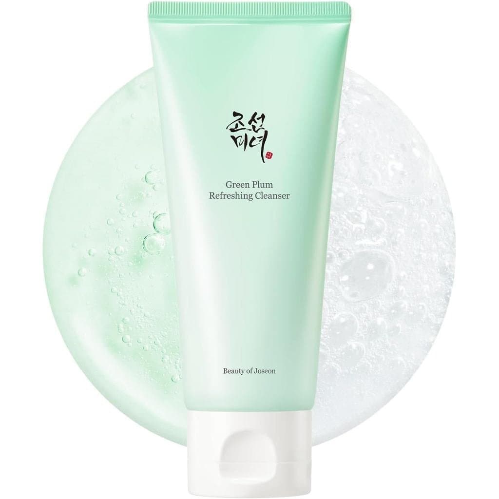 Gel de Limpeza Refrescante GreenPlum, Limpeza Profunda dos Poros, Removedor de Acne, Adequado para Todos os Tipos, Cui