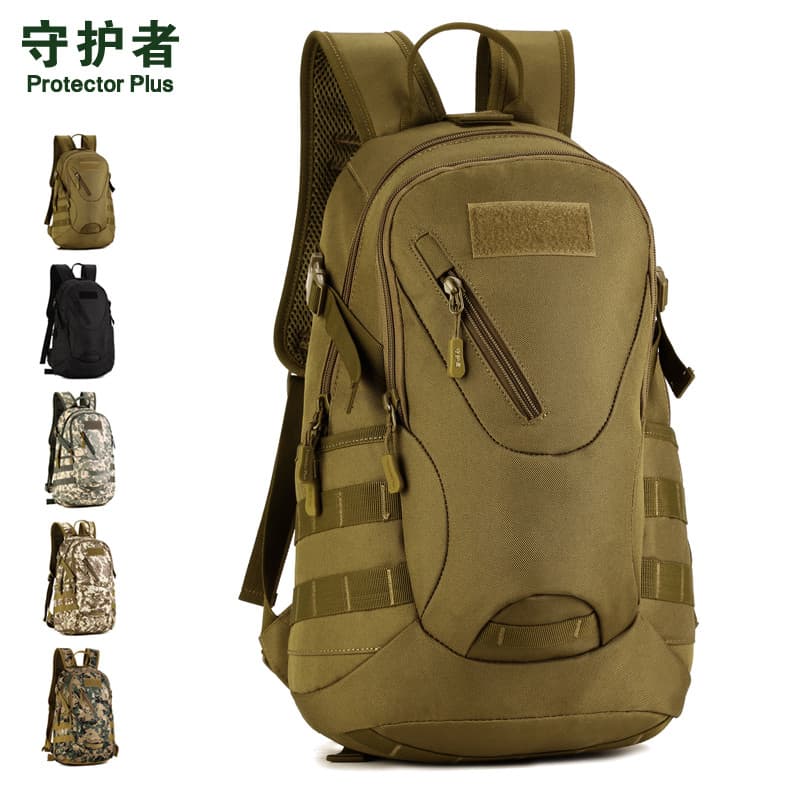 Ao ar livre 20L ventilador militar tático pequena mochila masculina esportes mochila de viagem ciclismo saco de assalto