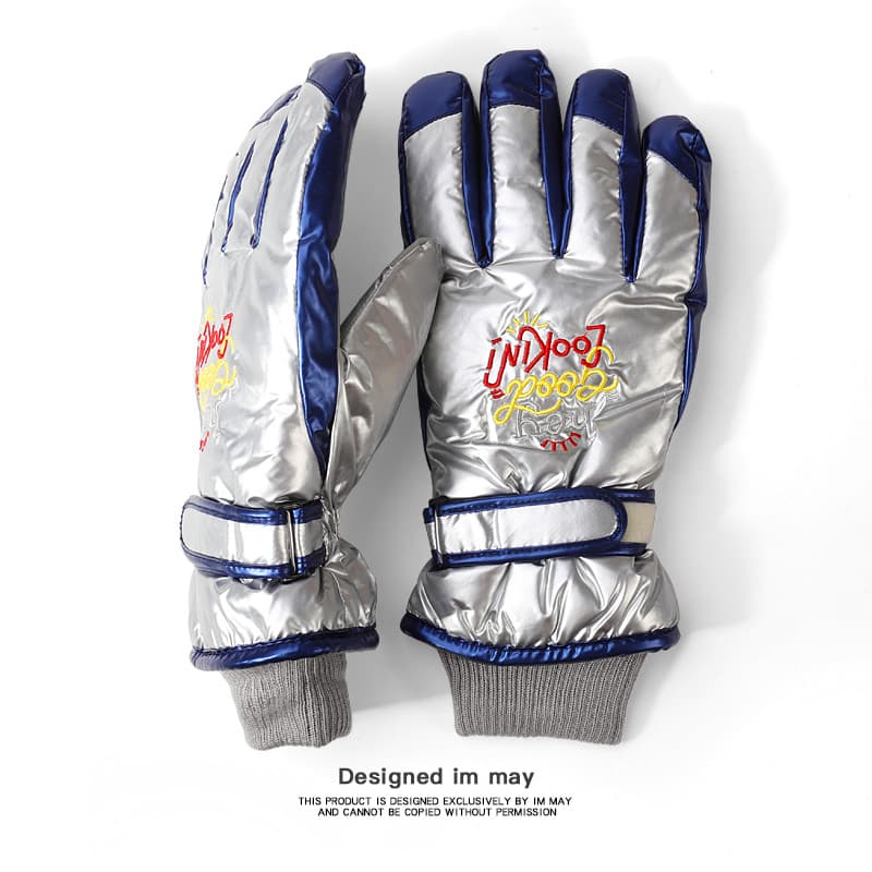 Luvas masculinas inverno equitação impermeável à prova de frio mantendo quente inverno engrossado velo feminino motocicl