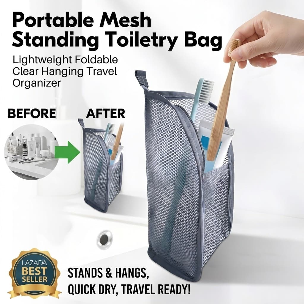[À Prova D'Água] Bolsa de Armazenamento de Viagem/Necessaire Portátil/Organizador de Pincéis