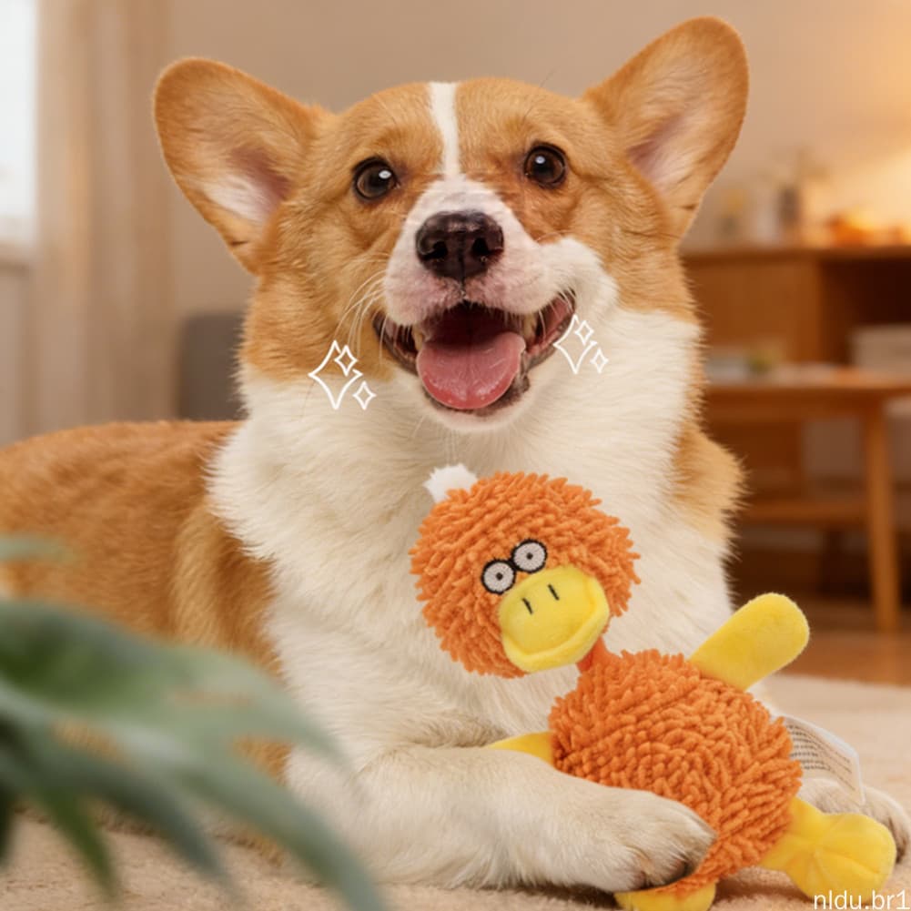 Brinquedo Interativo De Pelúcia Para Cães , Brinquedos Animais De Estimação Antiestresse Potável Ambientes Internos E Ex