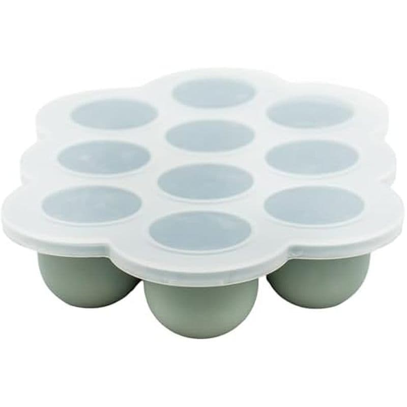 Bandeja De Freezer De Silicone WeeSprout Com Tampa De Clipe Recipiente De Armazenamento De Alimentos Perfeito Para Casei
