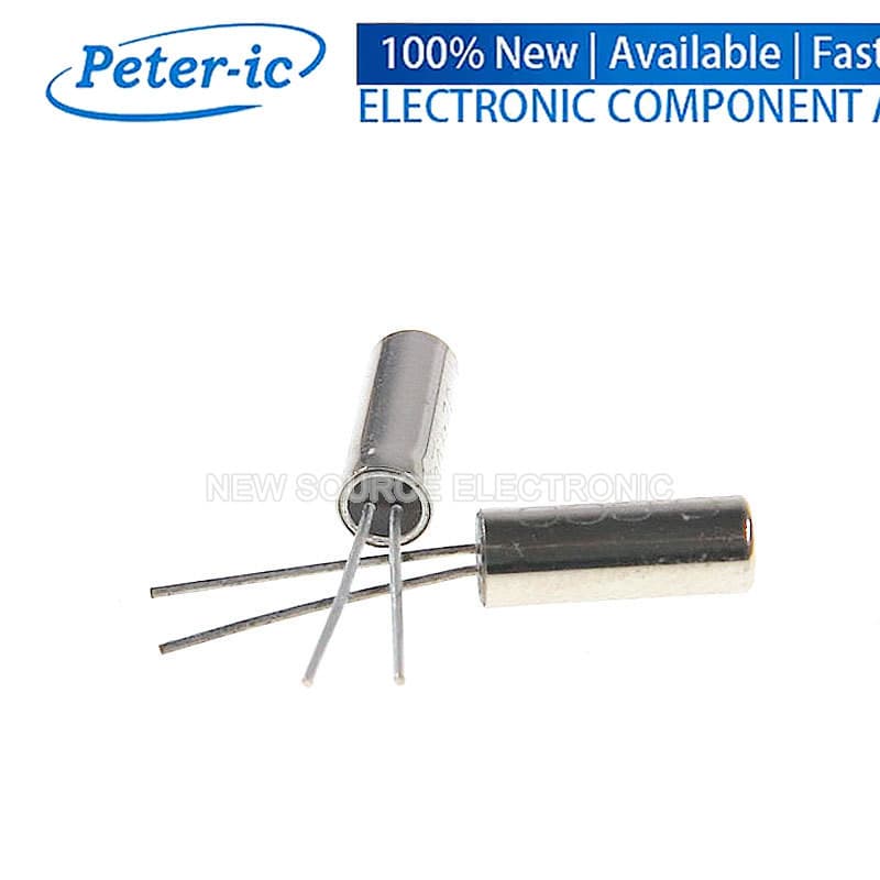 (2 Unidades) Oscilador De Cristal Cilíndrico 2x6 100KHz 2 * 6mm De Quartzo