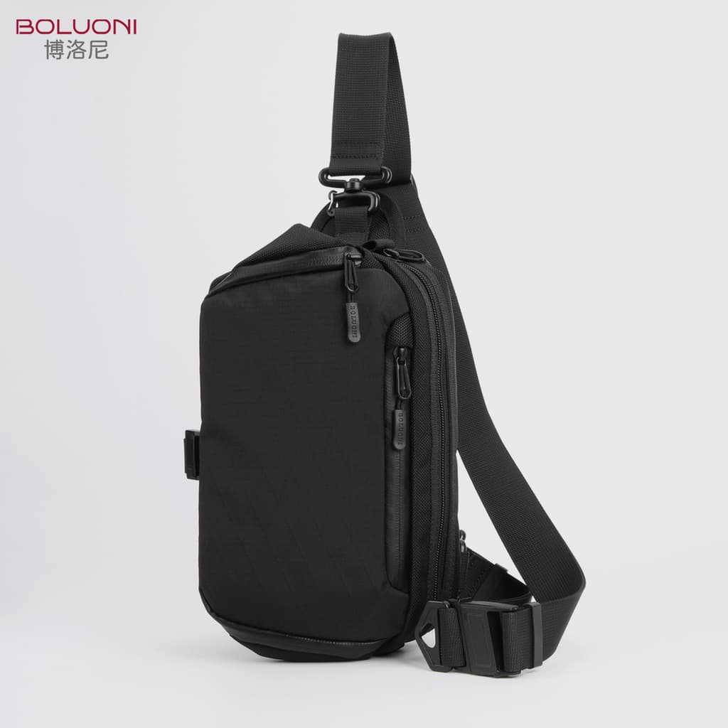 Kodora balístico náilon xpac multifuncional mochila masculina ombro peito saco Crossbody magnético tendência da moda ao
