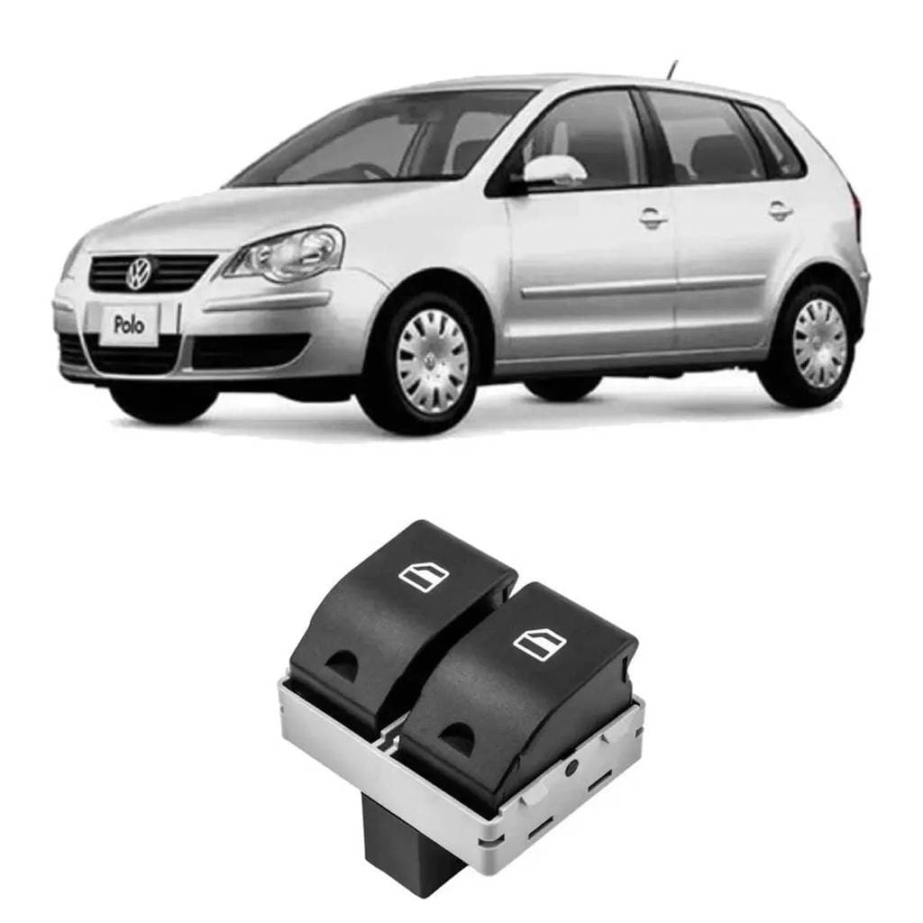 Botão Vidro Elétrico Polo 2003 A 2012