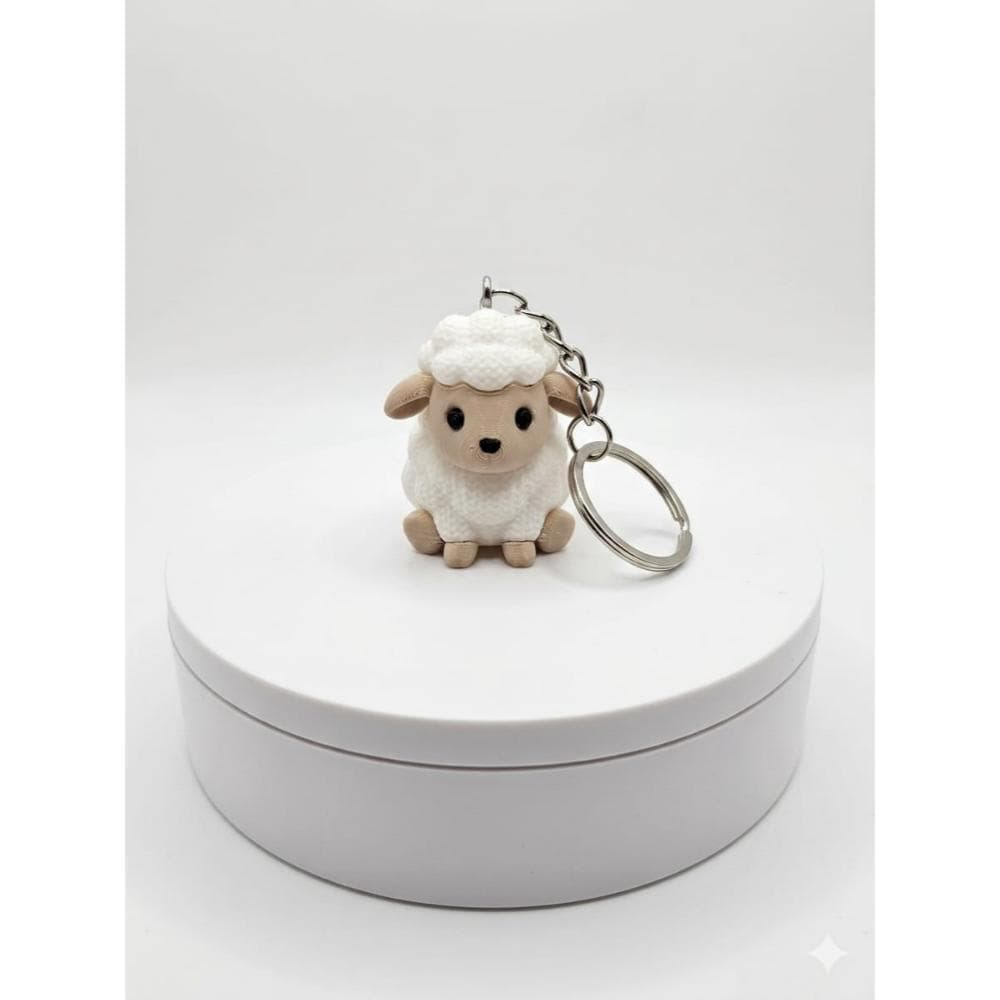 CHAVEIRO OVELHA 3D DECORATIVO MINI OVELHINHA FOFA PARA CHAVES MOCHILA E BOLSA