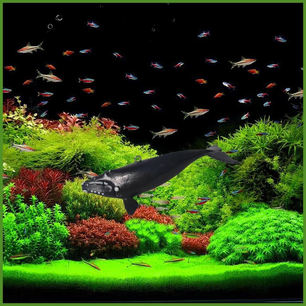 Ornamento De Tubarão Flutuante Aquário Estátua Realista Tanque De Peixes Simulado luopsbr
