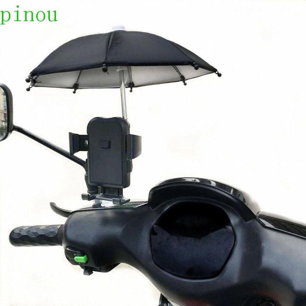 PINOU Suporte Para Telefone Motocicleta À Prova D'água Proteção Solar Poliéster Novidade Mini Guarda-Chuva