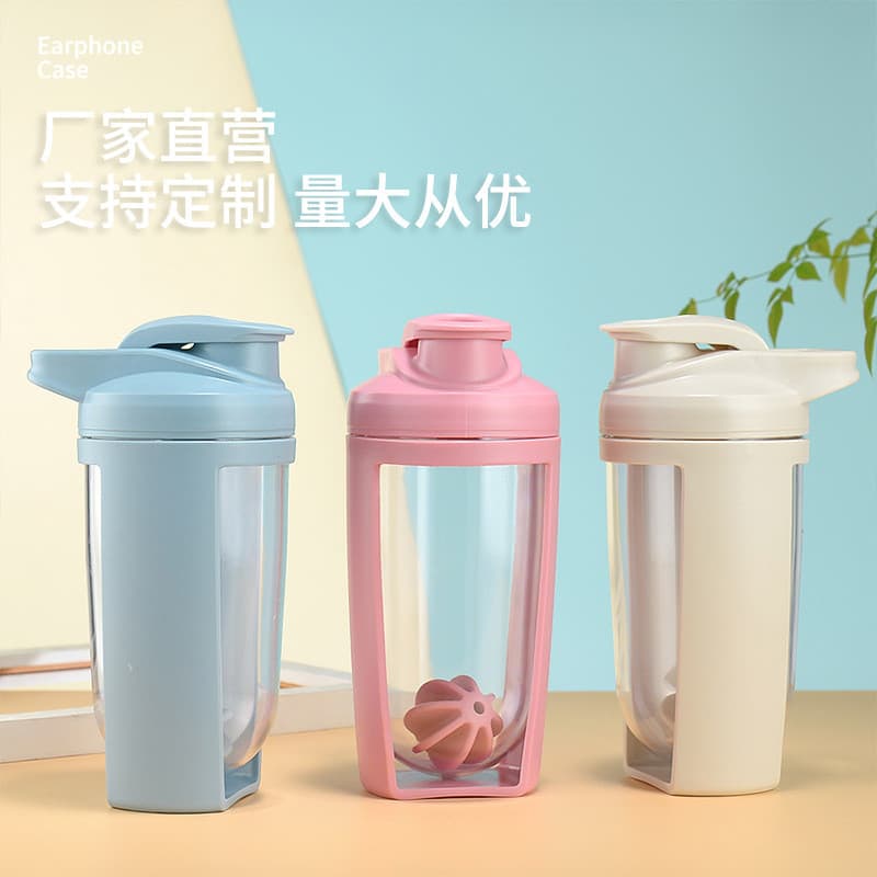 Criativo portátil escala Shaker copo ao ar livre de grande capacidade Fitness esportes portátil Milkshake proteína em pó