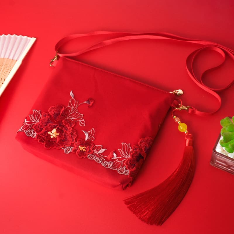 bolsa feminina bolsa transversal feminino Novo estilo chinês estilo antigo saco Diagonal bordado High-End sentimento bal