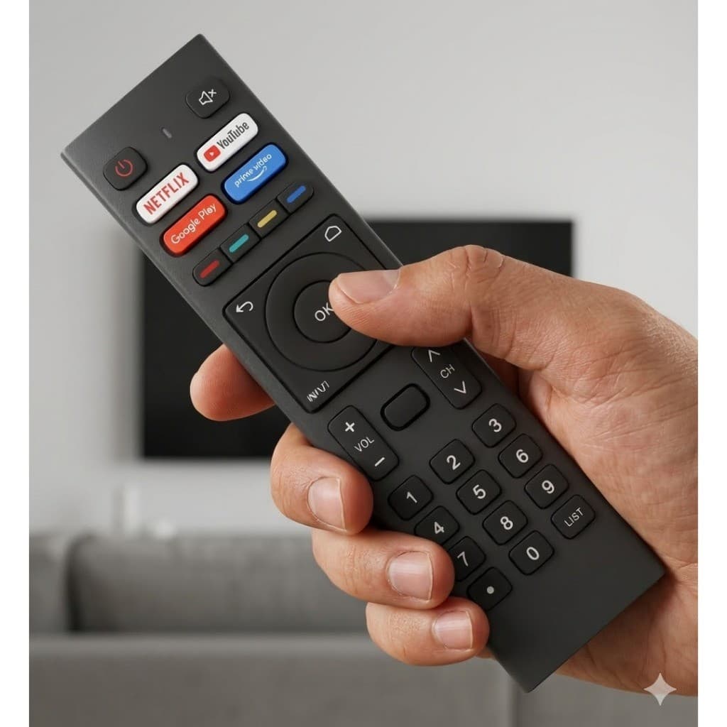 Controle Remoto Compatível Com  TV Konka UHD 4K  Kdg50 Kdg43 Kdg32 Android Smart