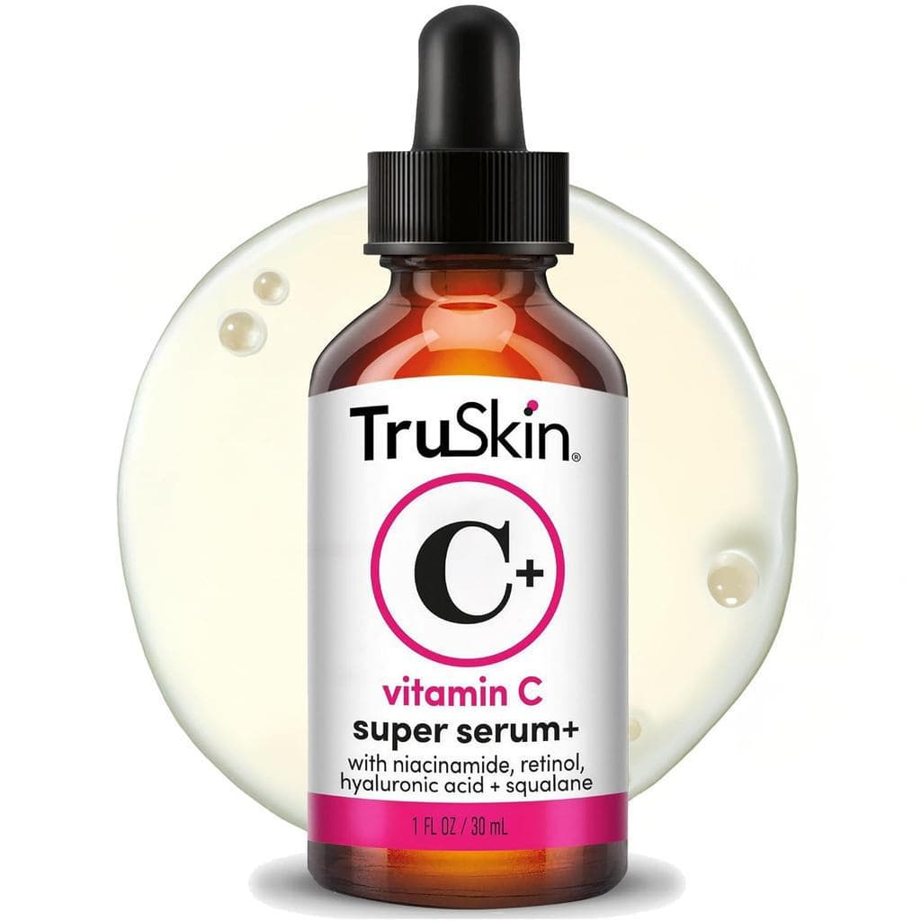 TruVitaminCSuperSerumforFace - Cinco Benefícios em Um Sérum com Vitamina C, Retinol, Niacinamida, Ácido Hialurônico e Es