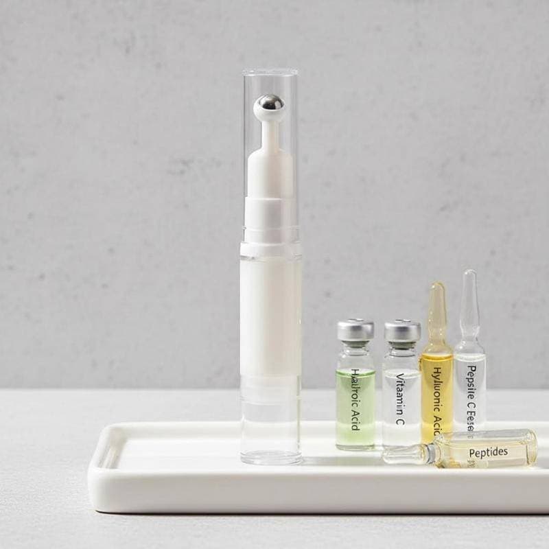 Warmwing 5/10/12/15ml Rolo Bola Garrafa De Vácuo Líquido Essencial Fundação Creme Para Os Olhos Garrafas Recarregáveis V