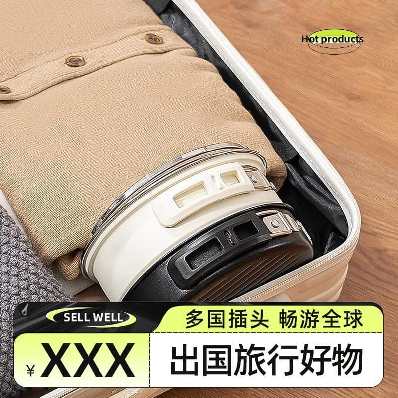 110V/220V Fogão Elétrico para Viagem no Exterior Portátil Pequeno Comida para Uma Pessoa Tensão Internacional Dobrável n