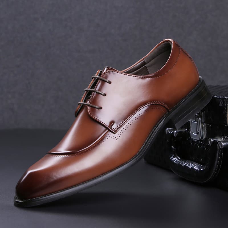 Britânico 2026 novo estilo quatro estações negócios Casual Formal sapatos de couro masculino couro genuíno cavalheiro De