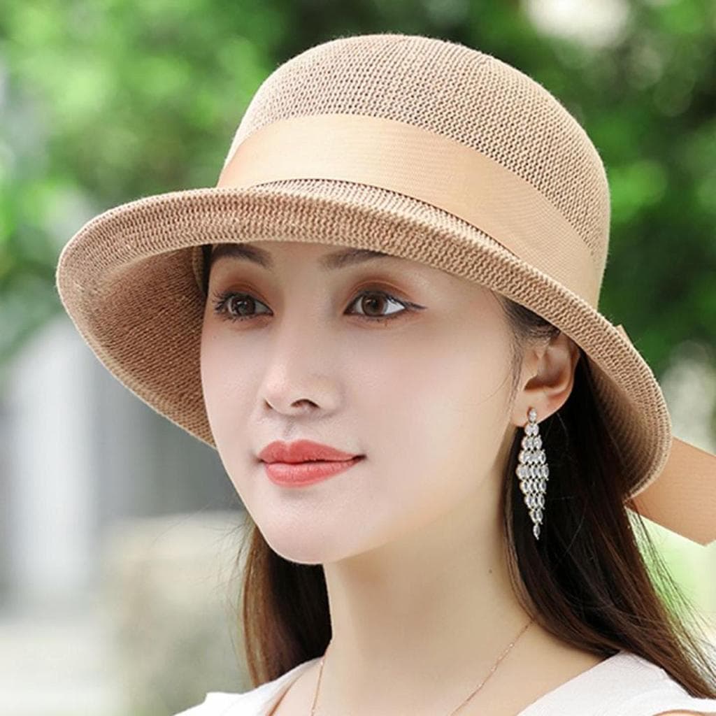 Guarda-sol protetor solar chapéu de palha senhoras novo estilo chapéu verão coreano Casual pequena borda chapéu superior