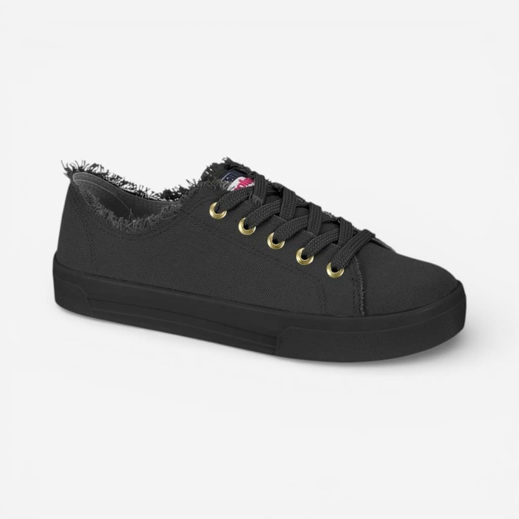 Tênis Moleca Casual Lona Preto