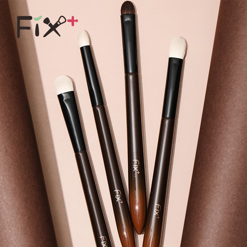 Fisgafen Cobertor Solto Pincel de Maquiagem 4pcs Conjunto de Olhos Macio Puro Luz Fina Pincel de Sombra Ferramenta de Be