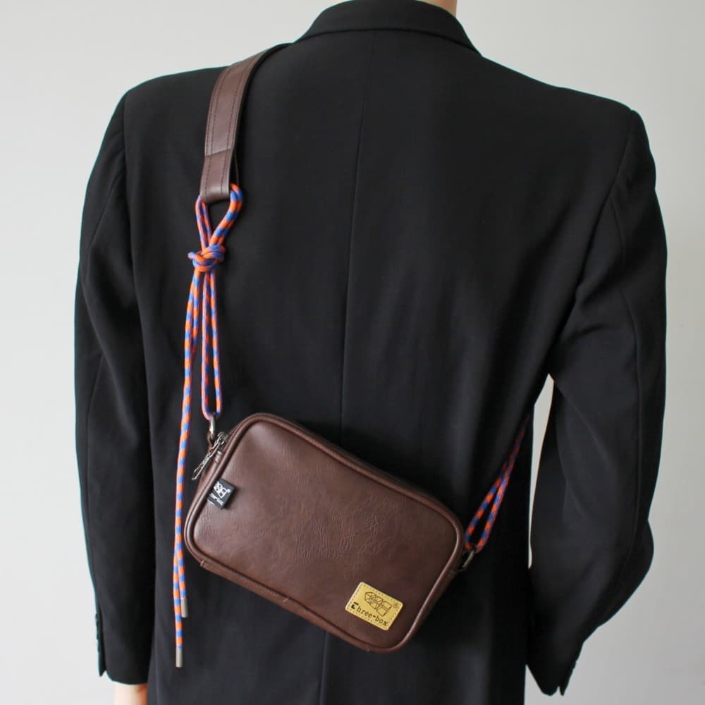 Japonês pequena bolsa de ombro meninos Street Wear bolsa de ombro masculina simples All-Match saco do mensageiro feminin