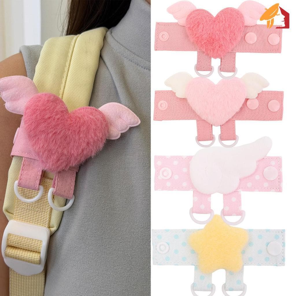 Macio Fofo Coração D Anel Extensão Fivela Saco Acessórios-Doce Mini Amor Pingente-Carteira Mochila Decoração Ornamento P