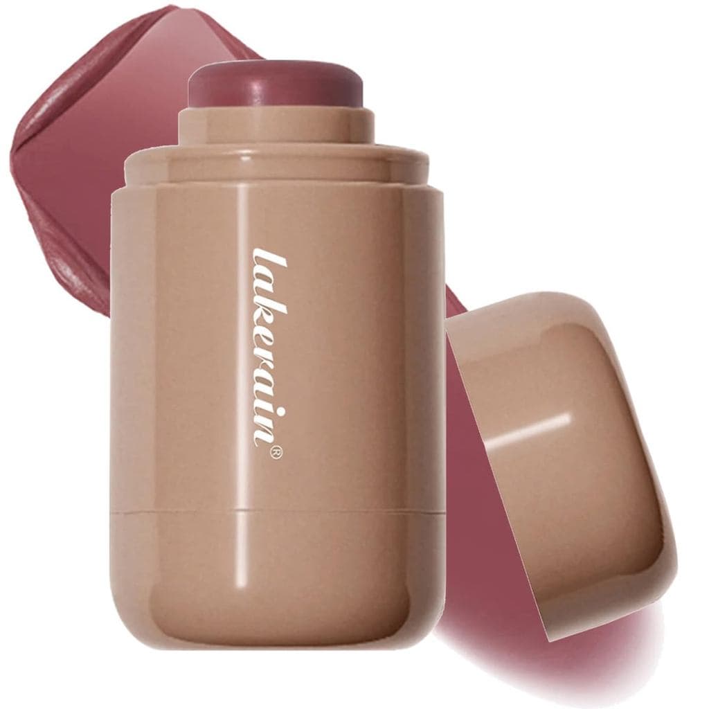 Bastão de Blush Cremoso, Acabamento Matte de Aparência Natural, Blush Hidratante de Longa Duração, Leve e Fácil de Esbat