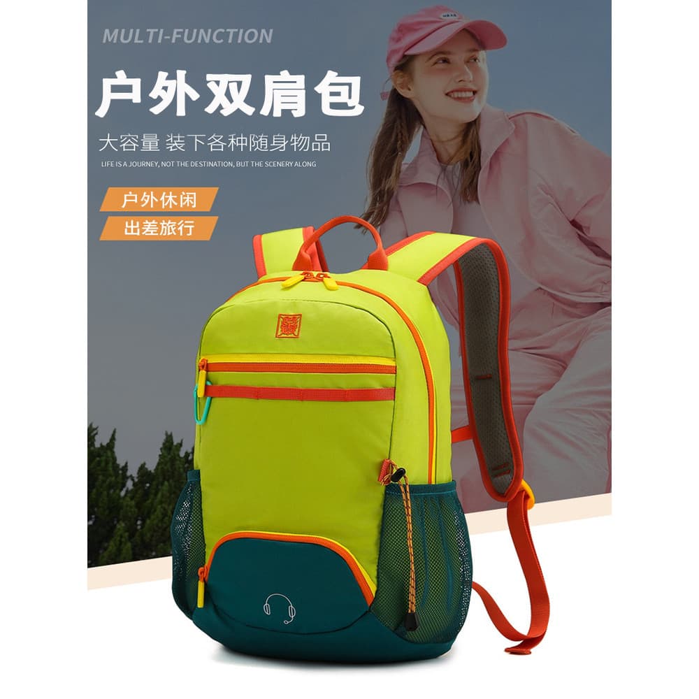 Mochila leve para caminhadas ao ar livre, bolsa leve para caminhadas, crianças, à prova d'água, homens, mulheres, homens