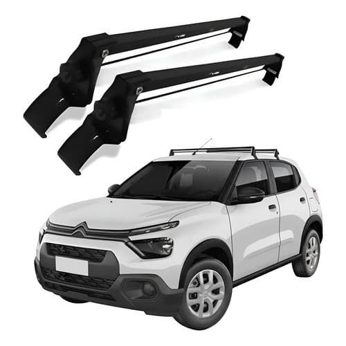 Rack De Teto Bagageiro Citroen C3 2023 2024 2025 Preto Preto