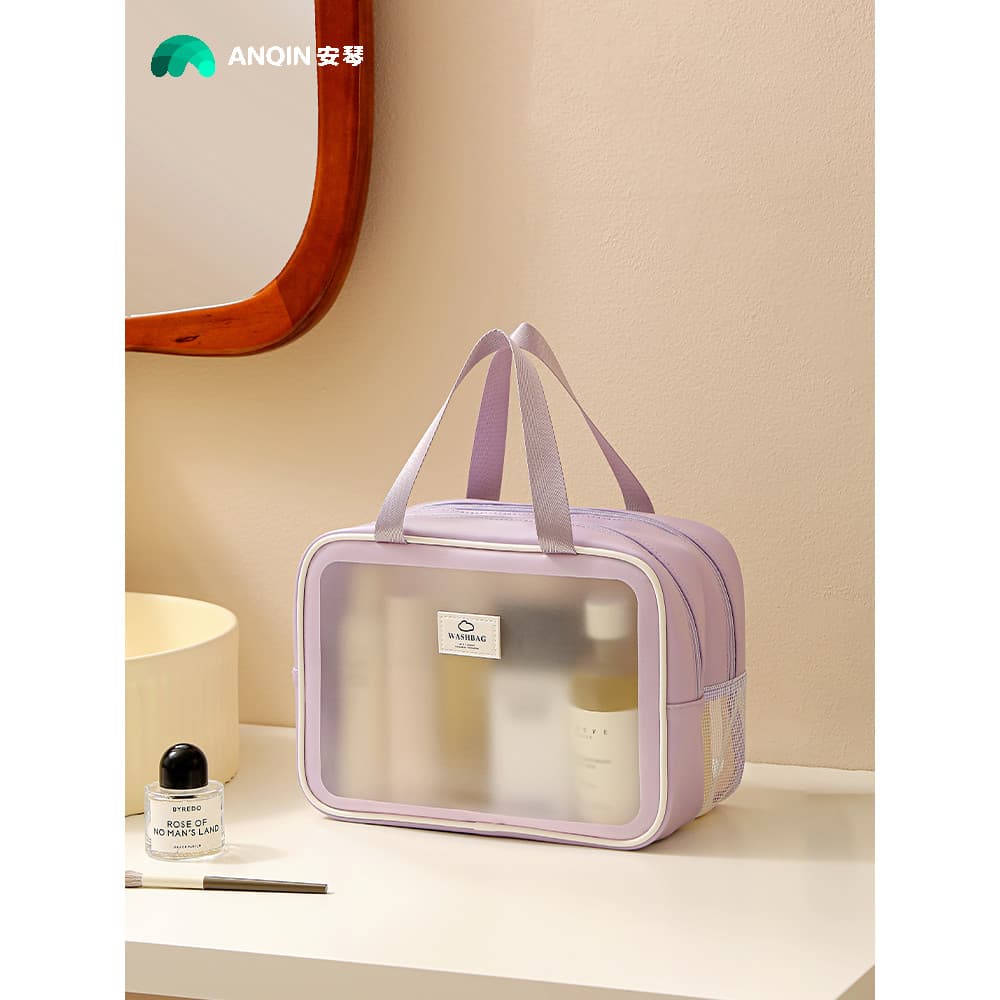 Saco de toalete feminino 2026 novo estilo grande capacidade à prova dwaterproof água saco de banho partição portátil pro